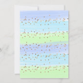 ベビシャワー招待状ベビシャワー招待状 招待状 (裏面)