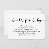 ベビシャワー用ベビー挿入カード用ブック (正面/裏面)