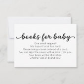 ベビシャワー用ベビー挿入カード用ブック サンキューカード (正面)