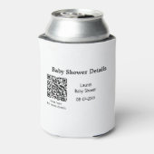 ベビシャワー詳細QRスキャンコードミニマルRU 缶クーラー (缶裏面)