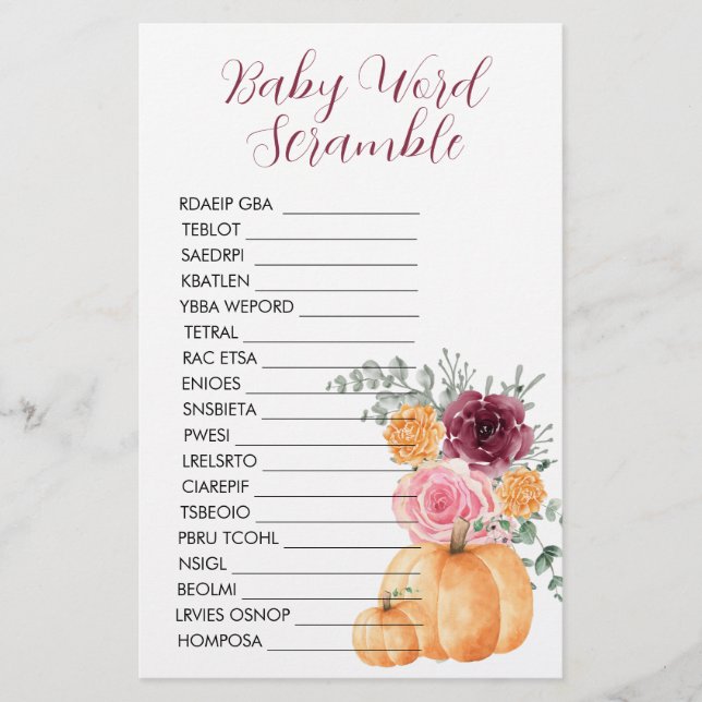 ベビシャースクランブル秋パンプキンバーガンディーピンク (正面)