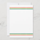 ベビッパーソナライズされたキシャワーを浴びよう 招待状 (裏面)