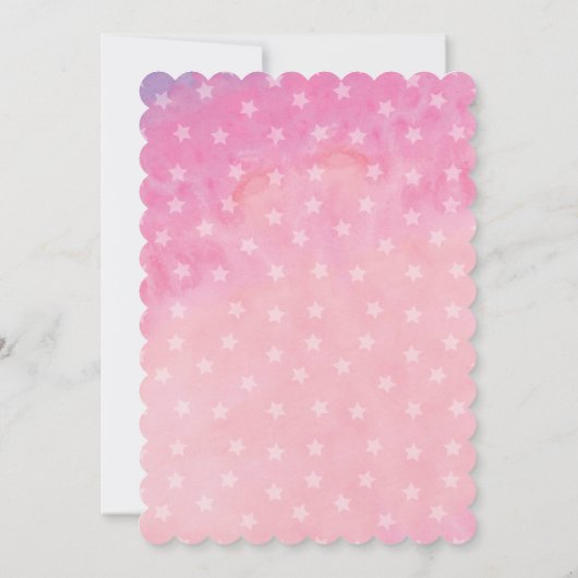 ベビッ恋しく思ク・シャワーを外す 招待状 (裏面)