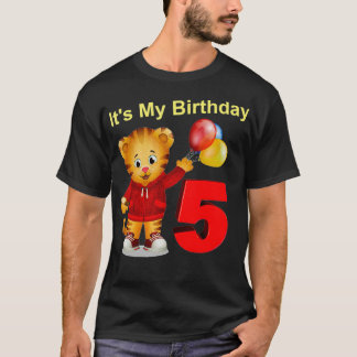 ベビヒョーダニエル・タイガー5年老キッド誕生日 Tシャツ
