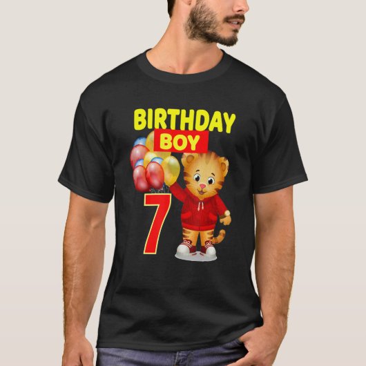 ベビホーダニエル・タイガー7ユールドトドラー誕生日B Tシャツ (正面)