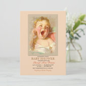 ベビーあくびベビーシャワー招待状 招待状 (スタンド正面)