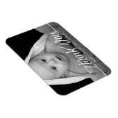 ベビーありがとうカスタムフォトシックなハンドスクリプト マグネット (右側)