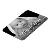 ベビーありがとうカスタムフォトシックなハンドスクリプト マグネット (左側)