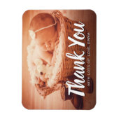 ベビーありがとうカスタム写真 マグネット (縦)