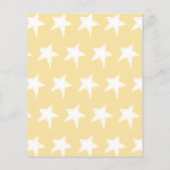 ベビーうさぎ赤ちゃんシャワーアドバイスカードの願い (裏面)