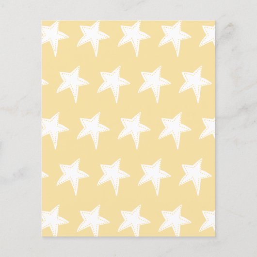 ベビーうさぎ赤ちゃんシャワーアドバイスカードの願い (裏面)