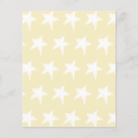 ベビーうさぎ赤ちゃんシャワーアドバイスカードの願い (裏面)