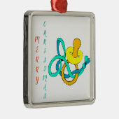 ***ベビーおしゃぶり***クリスマスオーナメント メタルオーナメント (右)