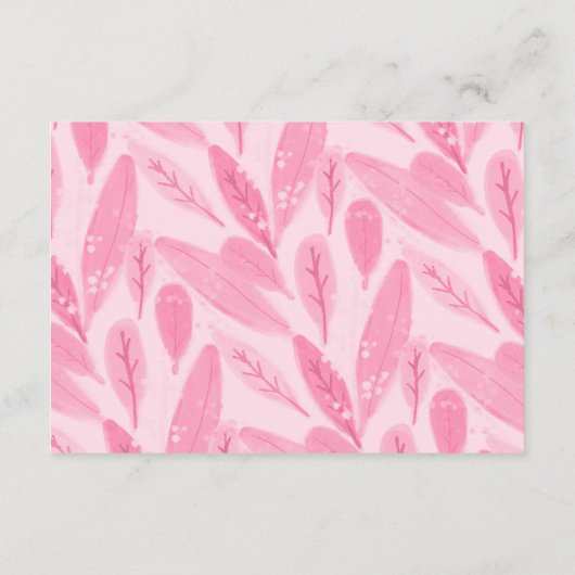 ベビーおむつラッフルエンクロージャカード付きスロース エンクロージャーカード (裏面)