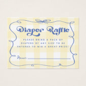 ベビーおむつラッフルカード Nothing Butter Than a Baby Diaper Ra (正面)