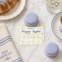 ベビーおむつラッフルカード Nothing Butter Than a Baby Diaper Ra