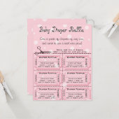 ベビーおむつラッフルチケットカード カード (正面/裏面インサイチュ)