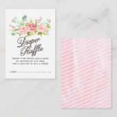 ベビーおむつラッフルチケット エンクロージャーカード (正面/裏面)