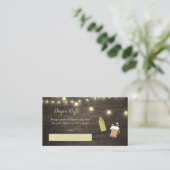 ベビーおむつラッフルベビー醸造金ゴールドベビーシャワー エンクロージャーカード (スタンド正面)