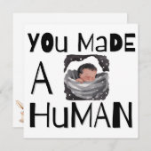 ベビーおめでとうございます シーズンカード (正面/裏面)