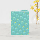 ベビーおめでとうカードby dalDesignNZ カード (黄色い花)