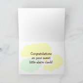 ベビーおめでとう カード (内部)