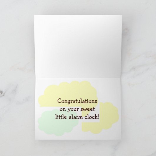 ベビーおめでとう カード (内部)
