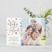 ベビーおもしろいの外部タイポグラフィ金ゴールド シーズンカード (スタンド正面)