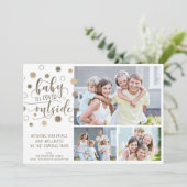 ベビーおもしろいは3枚の写真の外でビデオになっている シーズンカード (スタンド正面)