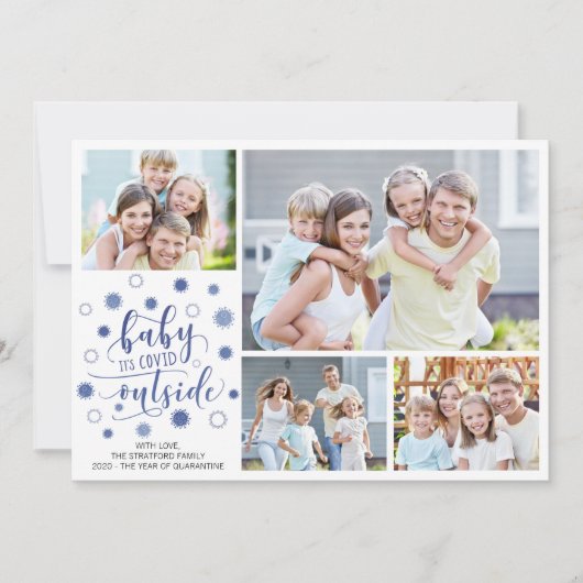 ベビーおもしろいは4枚の写真の外でITが熱狂している シーズンカード (正面)