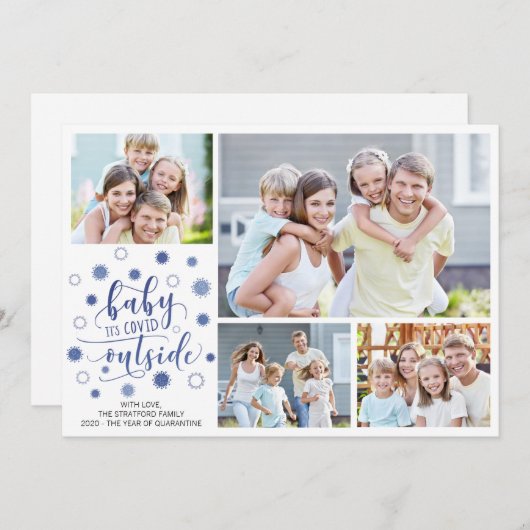 ベビーおもしろいは4枚の写真の外でITが熱狂している シーズンカード (正面/裏面)