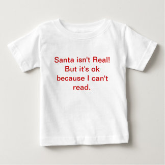 ベビーおもしろいクリスマスシャツ ベビーTシャツ
