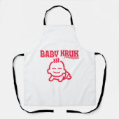 ベビーおもしろいクルクフィラデルフィアプレミアム エプロン (正面)