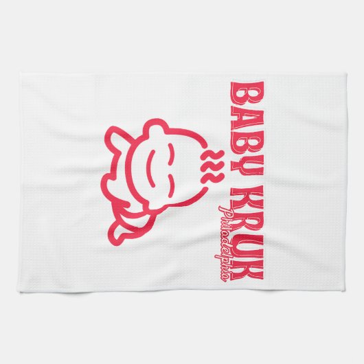 ベビーおもしろいクルクフィラデルフィアプレミアム キッチンタオル (横)