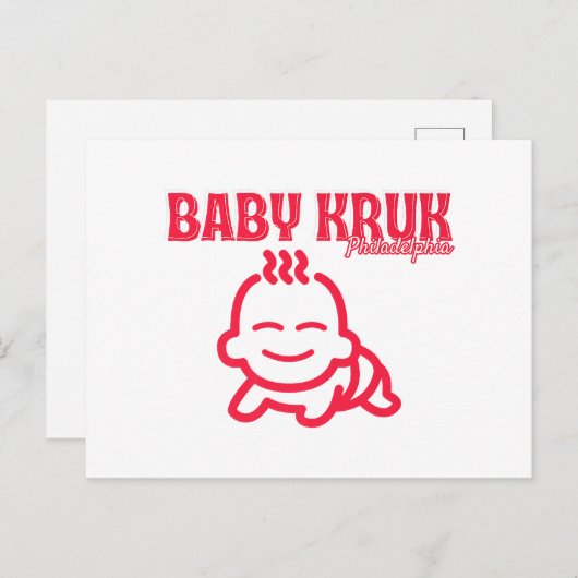 ベビーおもしろいクルクフィラデルフィアプレミアム ポストカード (正面/裏面)