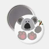 ベビーおもしろいコアラベアアート マグネット (正面/裏面)