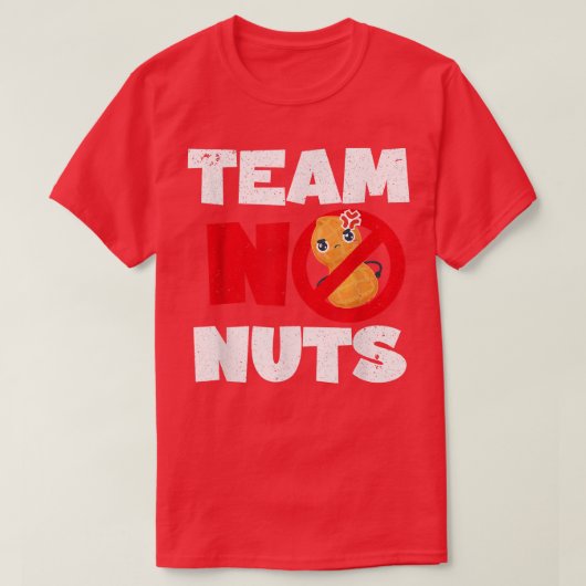 ベビーおもしろい発表チームNo Nuts Parents Gende Tシャツ (デザイン正面)