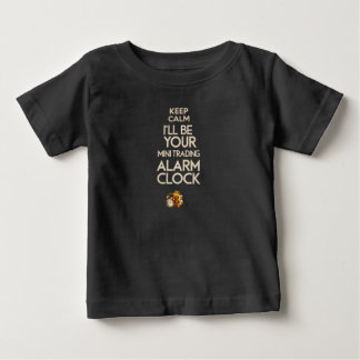 ベビーおもしろい警報売買時計 ベビーTシャツ