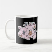 ベビーおもしろい豚 コーヒーマグカップ (左)
