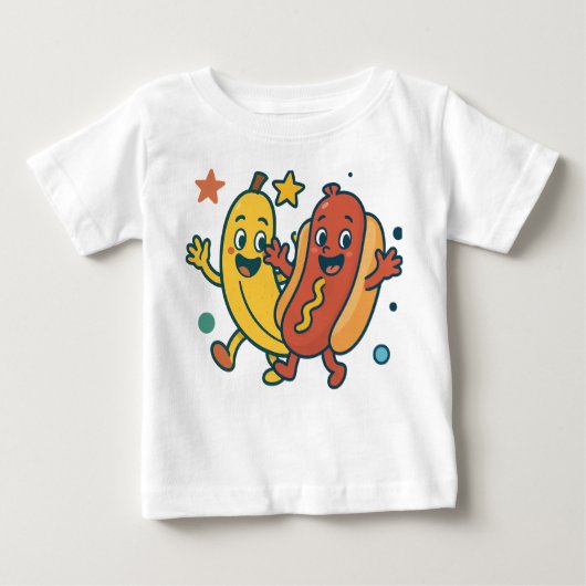 ベビーおもしろいTシャツ ベビーTシャツ (正面)