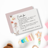 ベビーおもちゃツインガールズブックリクエスト赤ちゃんシャワー エンクロージャーカード