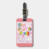 ベビーおもちゃ及び子供部屋必需品 ラゲッジタグ (正面縦)