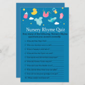 ベビーおもちゃ子供部屋ライムクイズベビーシャワーゲーム (正面/裏面)