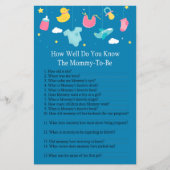 ベビーおもちゃ赤ちゃんシャワーをどれだけ知っているか (正面)