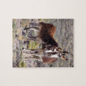 ベビーおよびママBurro ジグソーパズル (横)