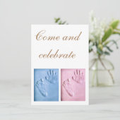 ベビーお披露目 ホリデーカード (スタンド正面)