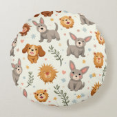 ベビーお気に入りの板 ラウンドクッション (正面)