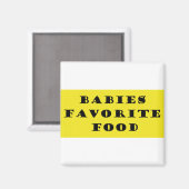 ベビーお気に入りの食品 マグネット (正面/裏面)