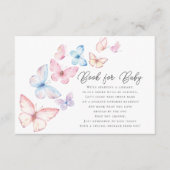 ベビーお洒落エンクロージャカード用蝶ブック エンクロージャーカード (正面)