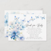 ベビーお洒落エンクロージャカード用蝶ブック エンクロージャーカード (正面/裏面)